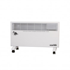 Convector electric Albatros, 1500 W, 2 trepte putere, 732 x 81 x 439.3 mm, termostat reglabil, Alb