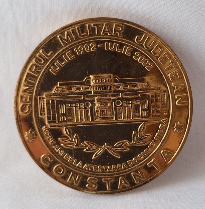 Centrul militar Constanta - medalie superba