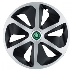 Set 4 capace roti pentru Skoda Nou Verde, model Roco Mix, R15