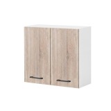 Praktik 60 dulap superior 2 uși, stejar alb-sonoma