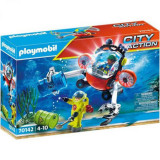 Expeditori subacvatici cu submarin cu clesti 70142 Playmobil