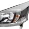 Far Opel Vivaro, 08.2014-, fata, Dreapta, cu LED daytime running light; H4+PY21W; electric; fara motoras;
