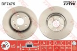 Disc frana CHEVROLET CRUZE Station Wagon (J308) (2012 - 2016) TRW DF7475