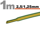 Tub termocontractibilGalben-verde &bull; 2,5 / 1,25 mm Best CarHome