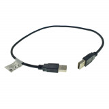 Cumpara ieftin Cablu USB 2.0 tata la USB 2.0 tata, Lanberg 42774, lungime 50cm, negru