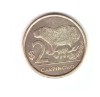 Moneda Uruguay 2 pesos 2012, stare buna, curata, cu mici pete de culoare, America Centrala si de Sud, Fier
