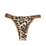 Slip maro cu model animal print