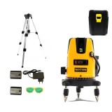 Nivela laser cu Trepied 1M si accesorii incluse, autonivelare &plusmn;2 mm/5m, 40 m, timp: &le; 5s , 3 linii, ROTOR RLE-3D