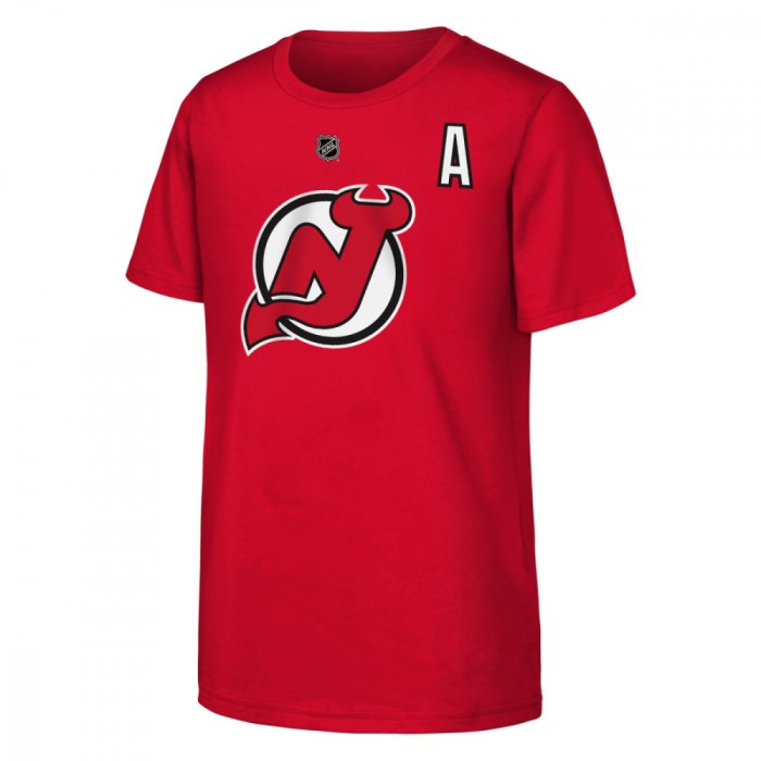 New Jersey Devils tricou de copii Ondřej Pal&aacute;t Flat Alt.Captains N&amp;amp;N Ss - Dětsk&eacute; M (9 - 11 let)