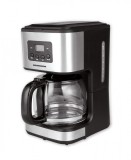 RESIGILAT &ndash; CAFETIERA DIGITALA HEINNER HCM-D915, Putere 900W, Capacitate 1.5L, Timer, LCD, Negru-Inox