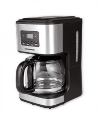 RESIGILAT &ndash; CAFETIERA DIGITALA HEINNER HCM-D915, Putere 900W, Capacitate 1.5L, Timer, LCD, Negru-Inox