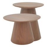 Cumpara ieftin Set 2 masute de cafea Kayano Pako World Nuc 60x60x50 cm