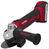 Raider RDP-SPAG20 SET - Polizor unghiular cu 1 acumulator Li-Ion 20 V 4 Ah 125 mm