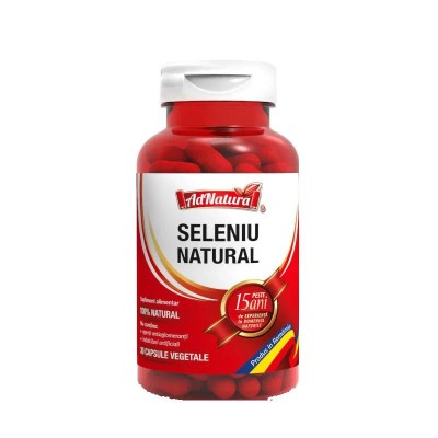 Seleniu Natural 30 capsule Adserv foto