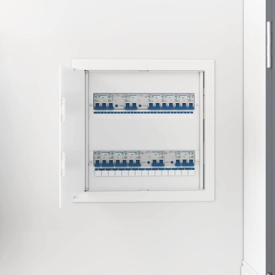vidaXL Panouri de acces Alb 41 x 41 x 2 cm Plastic ABS 42008370 foto