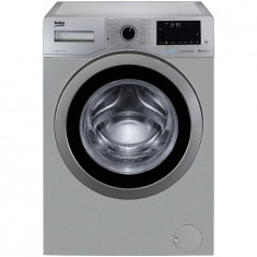 Masina de spalat rufe Beko WUE8736XBS, 8 kg, 1400 RPM, Clasa C, Hygiene+ SteamCure, HomeWhiz, Remote Control, SteamCure, Aquafusion, AddXtra, Motor Pr