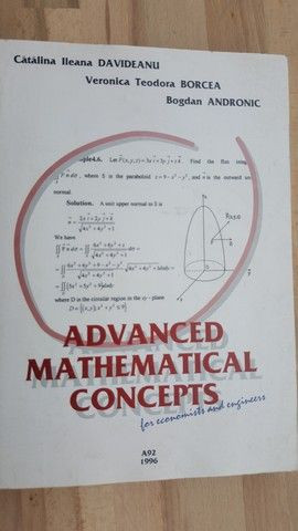 Advanced mathematical concepts- Catalina Ileana Davideanu, Veronica Teodora Borcea