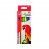 Cumpara ieftin Set 6 Carioci Unicolora DACO, Carioci Colorate, Carioci Multicolore, Set Carioci Multicolore DACO, Carioci Lavabile, Marker Colorat, Markere Colorate,