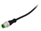Cablu M12 MURR ELEKTRONIK, 3 Pini, 5m, PVC, IP67, 4A, 250V, Conector Drept