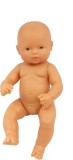 Papusa bebelus european fata 32 cm - miniland
