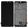 Display LCD Samsung Galaxy A41 A415 TFT cu Rama Negru - Inlocuire Ecran