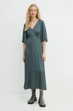 Marc O&#039;Polo rochie culoarea verde, midi, dreaptă, 410109721541