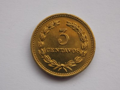 3 CENTAVOS 1974 EL SALVADOR-XF foto