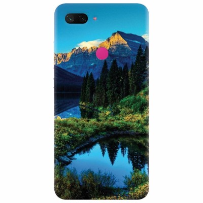 Husa silicon pentru Xiaomi Mi 8 Lite, HDR Mountains Lake foto
