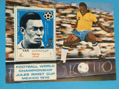 YEMEN, FOTBAL MEXIC 1970 - COLI?A MNH foto