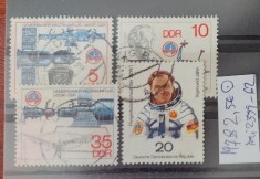 TS21 - Timbre serie DDR 1978 Mi 2359-62 Cosmos