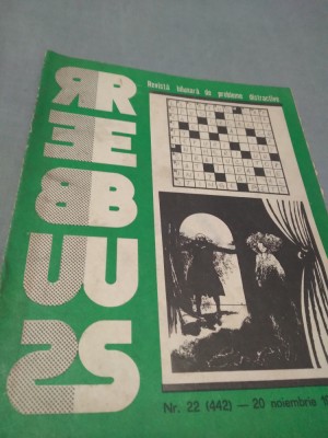 REVISTA REBUS NR.22 /20 NOIEMBRIE 1975 foto