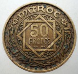 1.429 MAROC MOHAMMED V 50 FRANCS FRANCI 1371/1952