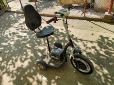 Tricicleta electrica pentru persoane in varsta sau cu dizabilitati foto