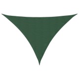 Cumpara ieftin Parasolar, verde, 2,5x2,5x3,5 m, tesatura oxford, triunghiular