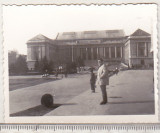 Bnk foto Ploiesti - Palatul culturii - 1975, Alb-Negru, Romania de la 1950, Cladiri
