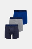 Under Armour boxeri 3-pack barbati, culoarea albastru marin