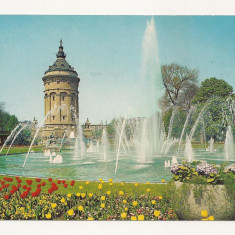 SG10- Carte Postala-Germania, Mannheim, Circulata 1973