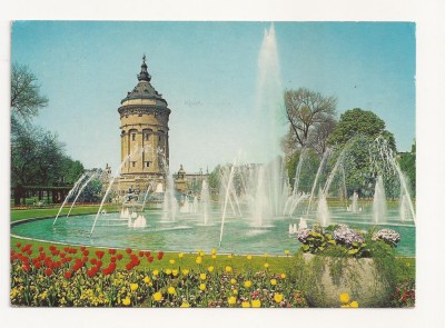 SG10- Carte Postala-Germania, Mannheim, Circulata 1973 foto