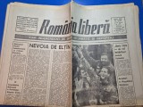 ziarul romania libera 24 - 25 august 1991 - radio costinesti