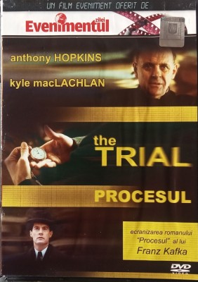 DVD Film Procesul (The Trial) Anthony Hopkins Kyle MacLachlan dupa Franz Kafka foto