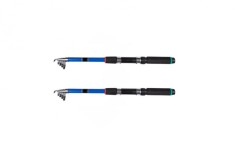 Set 2 lansete telescopice 2.4m putere aruncare 80/120g foto