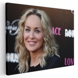 Tablou afis Sharon Stone actrita 2419 Tablou canvas pe panza CU RAMA 30x40 cm