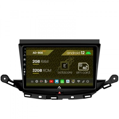 Navigatie Opel Astra K, Android 12, E-Octacore 2GB RAM + 32GB ROM, 9 Inch - AD-BGE9002+AD-BGRKIT251 foto