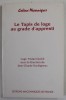 LE TAPIS DE LOGE AU GRADE D &#039;APPRENTI , LOGE TRISTAN DUCHE SOUS LA DIRECTION DE JEAN - CLAUDE ROCHIUNGNEUX , 2003