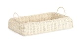 Cumpara ieftin Tava ratan bej Irele 45x30x15h