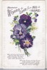 Bnk cp Anglia - Felicitare - flori - interbelica - necirculata, Printata