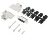 Conector D-Sub 15-Pin Mamă Unghi 45&deg; Terminal Șurub Cablu
