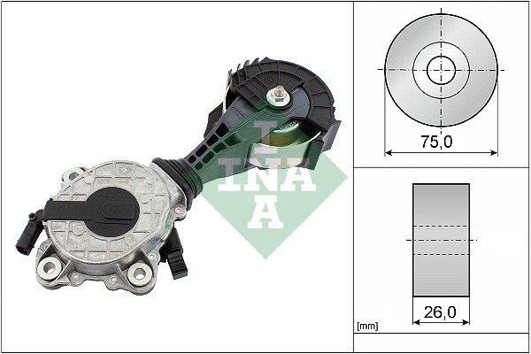 INA 534 0425 10 Intinzator curea, curea distributie