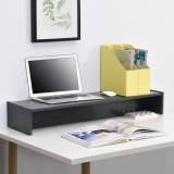 Suport pentru monitor ABNK-2511 gri inchis 100 x 27 x 15 cm [en.casa] HausGarden Leisure, [en.casa]