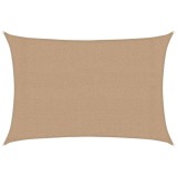 Cumpara ieftin Panza parasolar, gri taupe, 3x4 m, HDPE, 160 g/m&sup2;